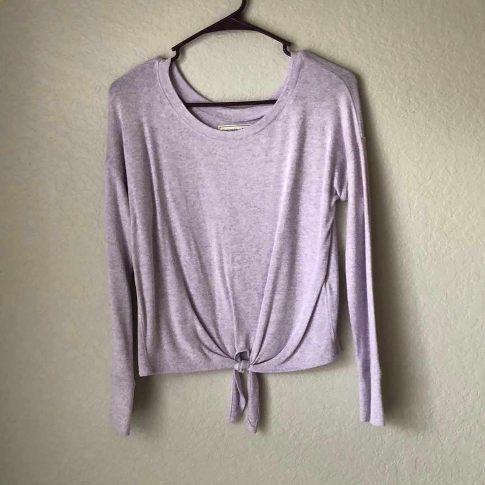Lilac A&F sweater